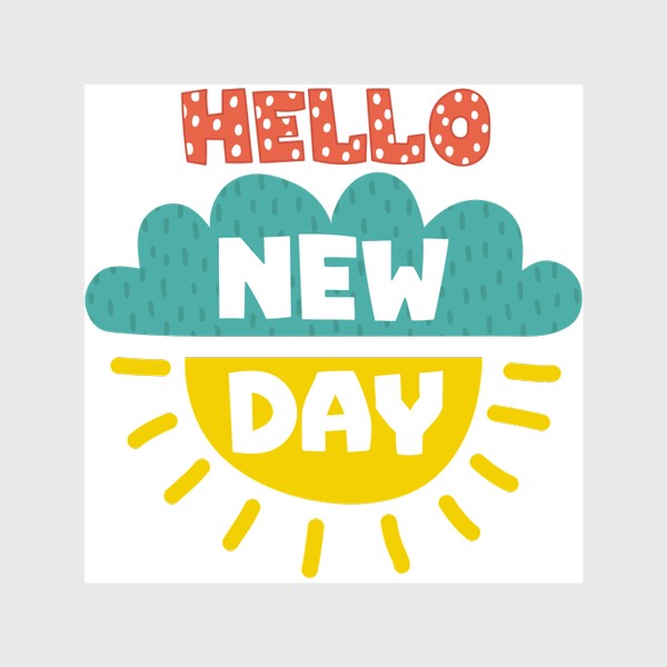 Шторы «Hello new day»