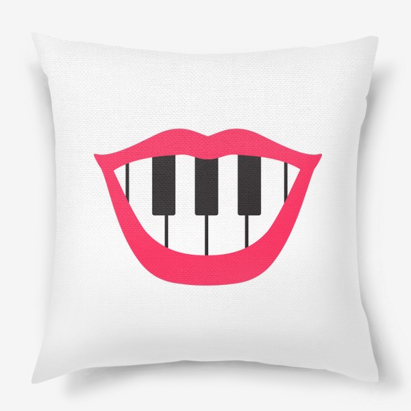 Подушка «Улыбка пианиста»