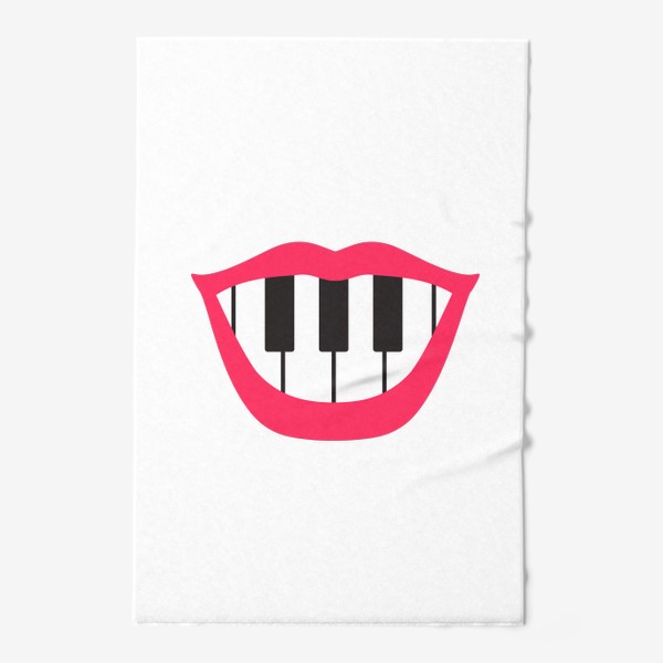 Полотенце «Улыбка пианиста»