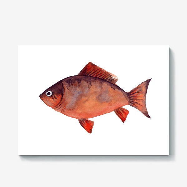Холст «Медная рыба»
