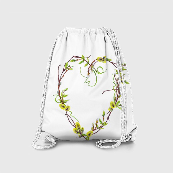 Рюкзак «Цветущая верба  Пасхальный венок»