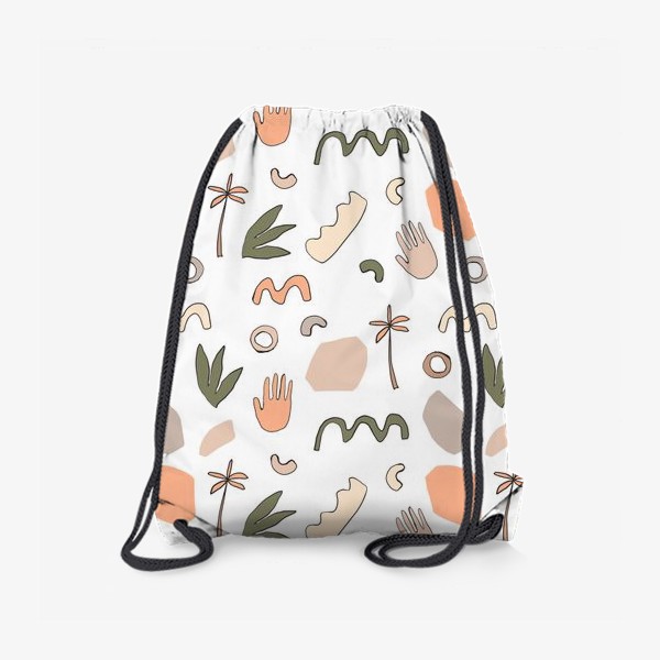 Рюкзак «Милый абстрактный паттерн с пальмами»