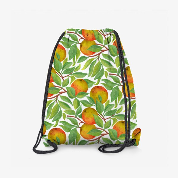 Рюкзак «Сочные яблоки. Бесшовный паттерн»