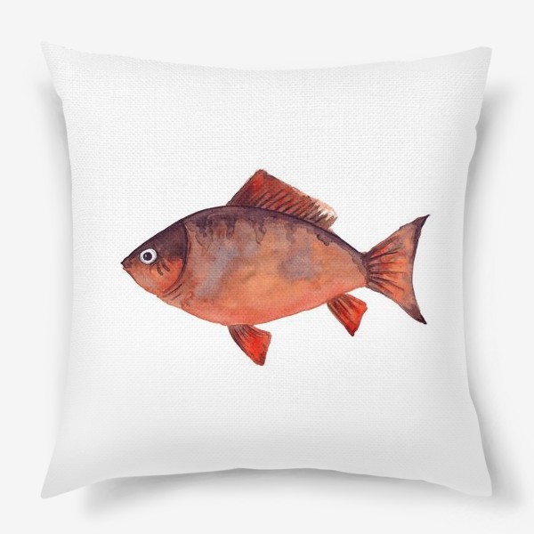 Подушка «Медная рыба»