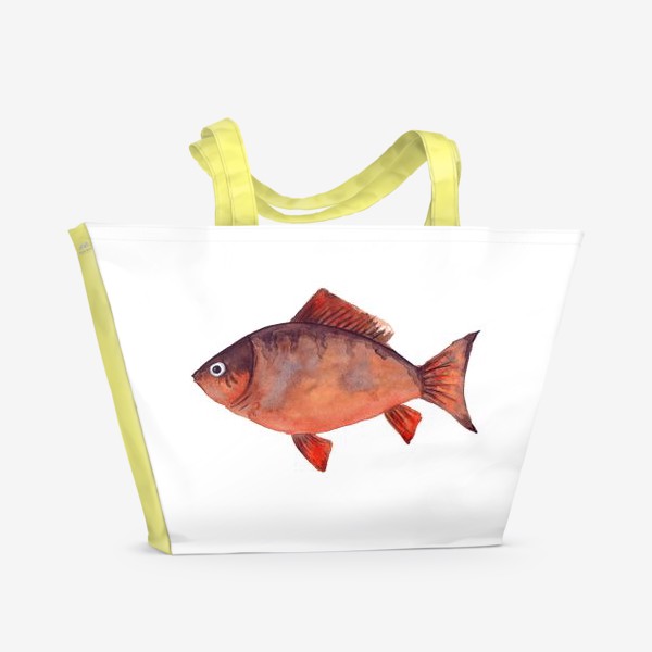 Пляжная сумка «Медная рыба»