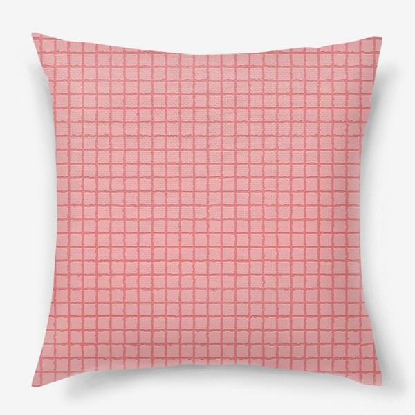 Подушка «розовая мозаика»