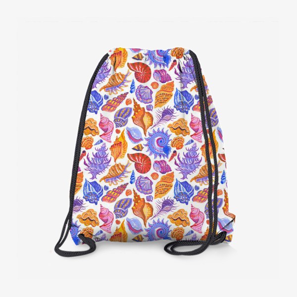 Рюкзак «Разноцветные морские ракушки»