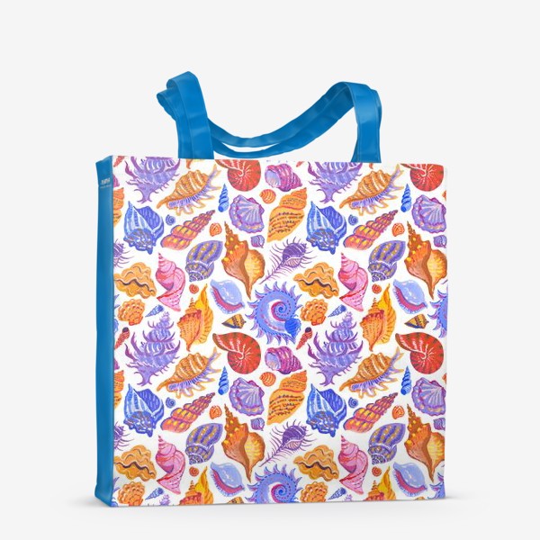 Сумка-шоппер «Разноцветные морские ракушки»
