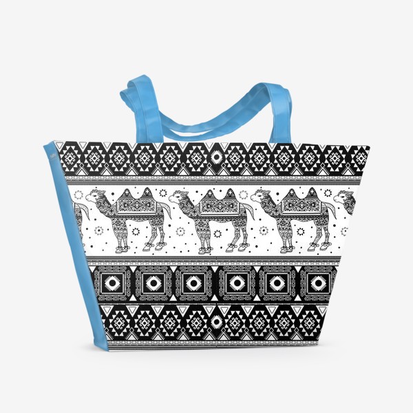 Пляжная сумка «Этнический верблюд»