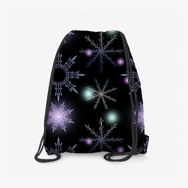 Рюкзак «Снежинки в ночном небе»