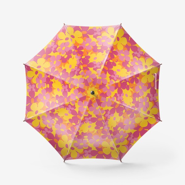 Зонт «Цветочный узор»