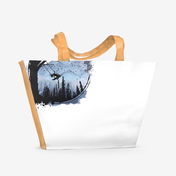 Пляжная сумка «Интересная Лиса»
