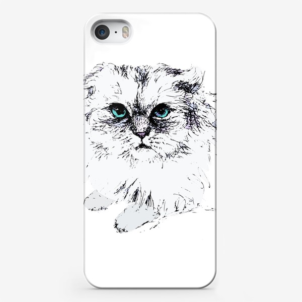 Чехол iPhone «Кошечка шотландская»