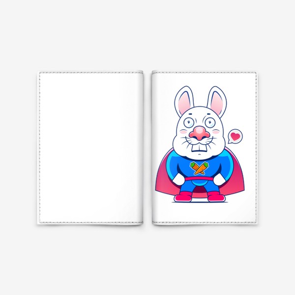 Обложка для паспорта «Кролик»