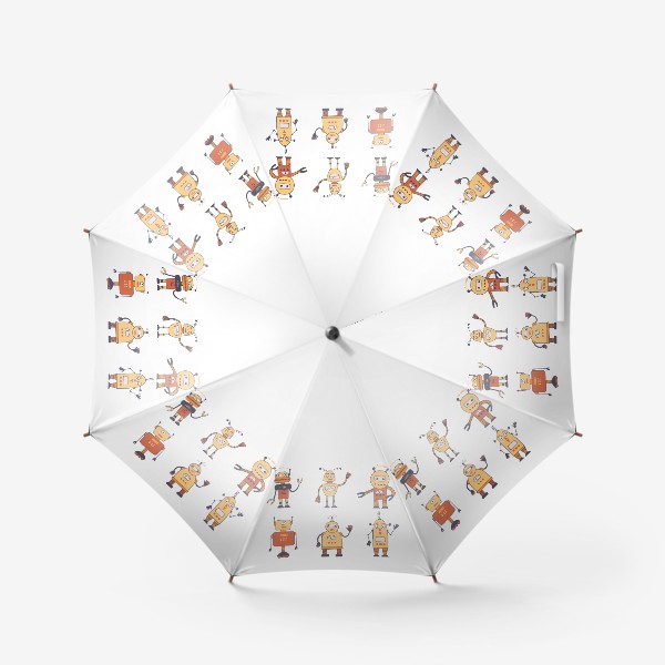 Зонт «семейка роботов»
