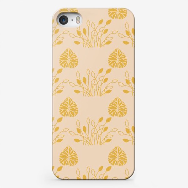 Чехол iPhone «autumn leaves pattern 2»