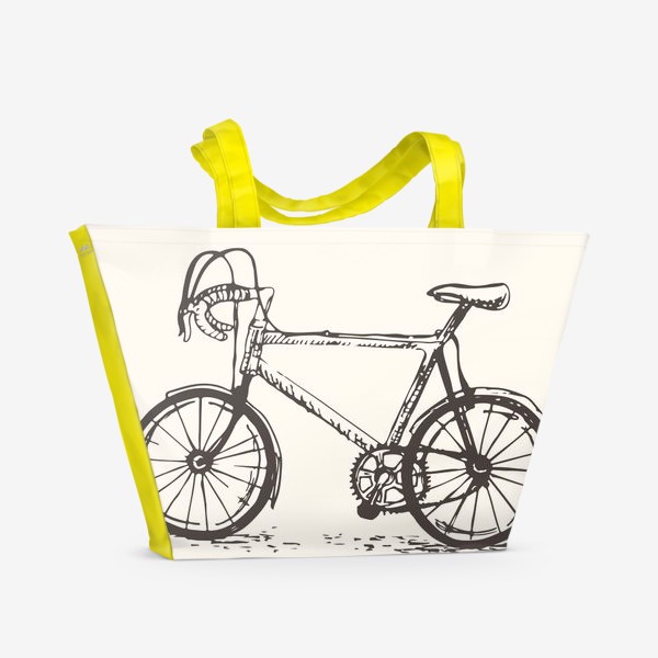 Пляжная сумка &laquo;Велосипед&raquo;