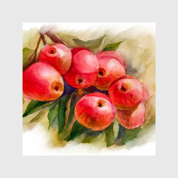 Шторы «Розовые Яблоки»