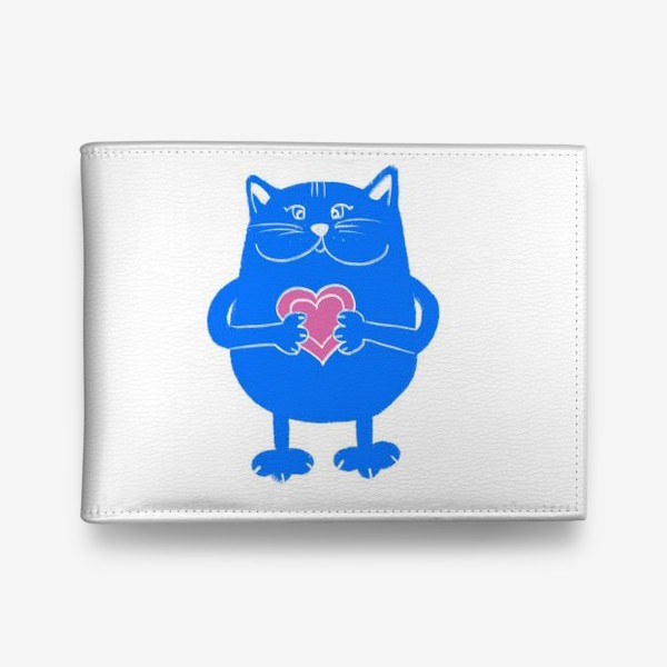 Кошелек «Кот с сердцем - в подарок на 14 февраля »
