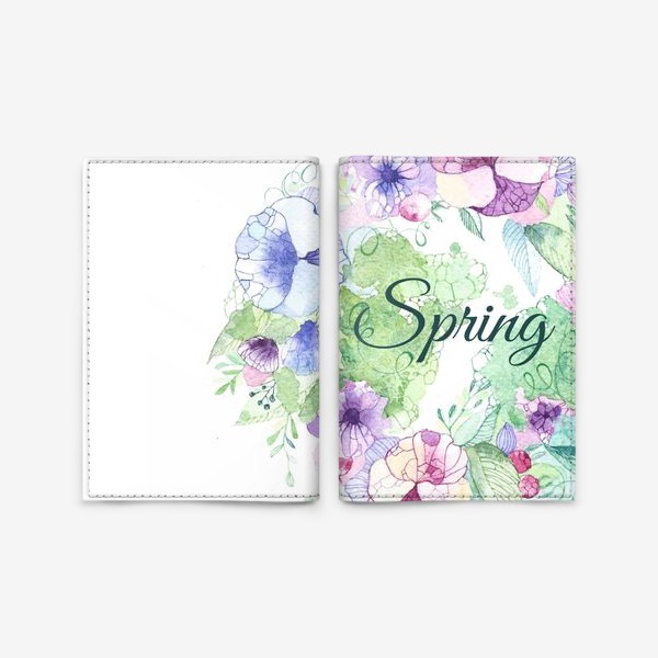 Обложка для паспорта «Spring»