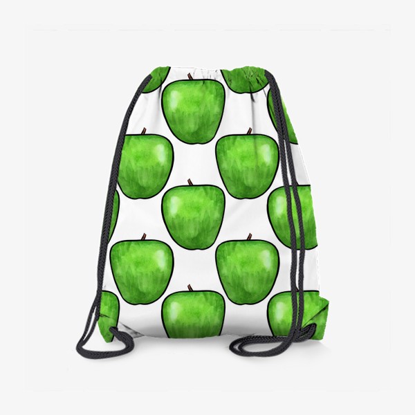 Рюкзак «Паттерн сочные зелёные яблоки»