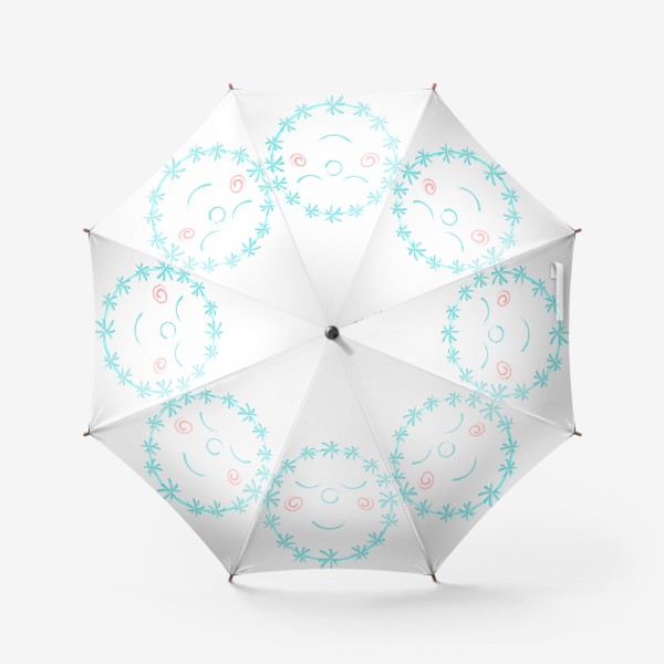 Зонт «Комочек снега»