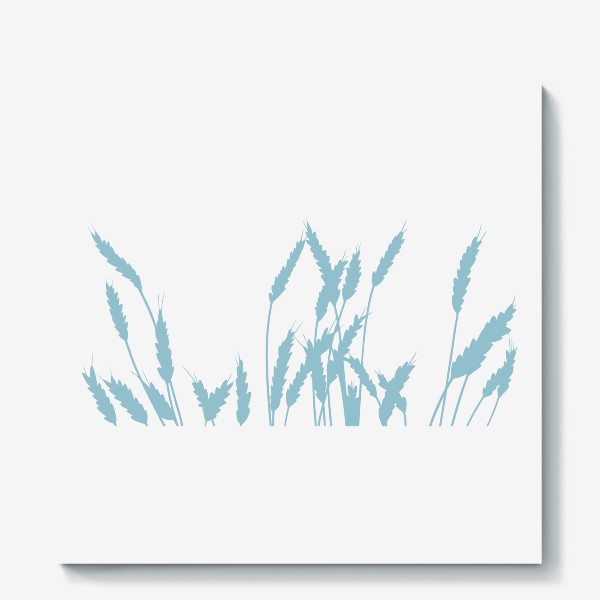 Холст «голубые колосья пшеницы»