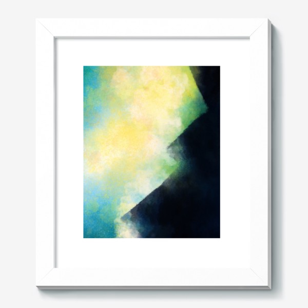 Картина «Космос, горы и облака»