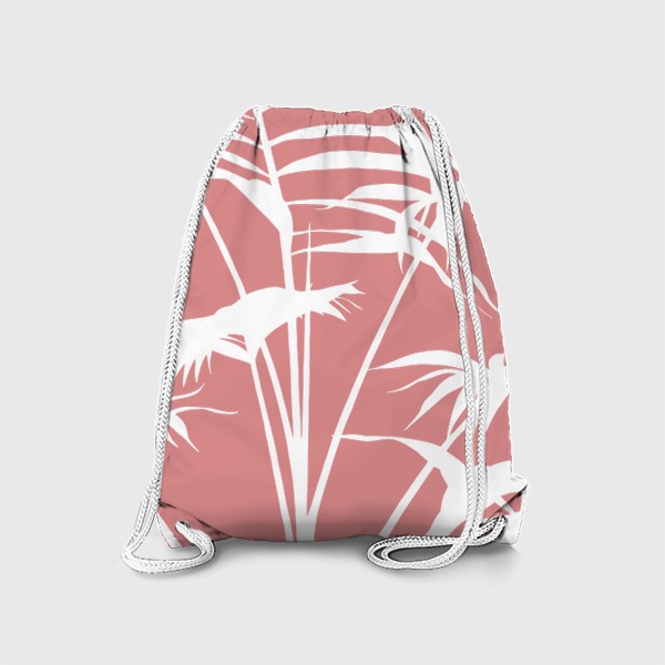 Рюкзак &laquo;розовые пальмовые листья&raquo;