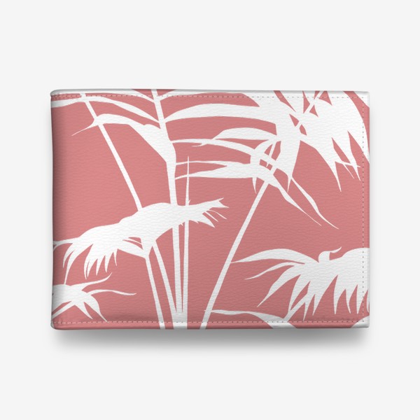 Кошелек «розовые пальмовые листья»