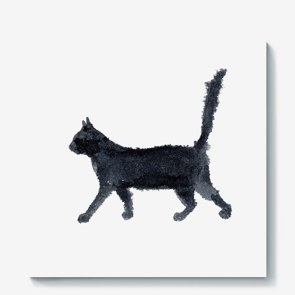 Холст «Черный кот»