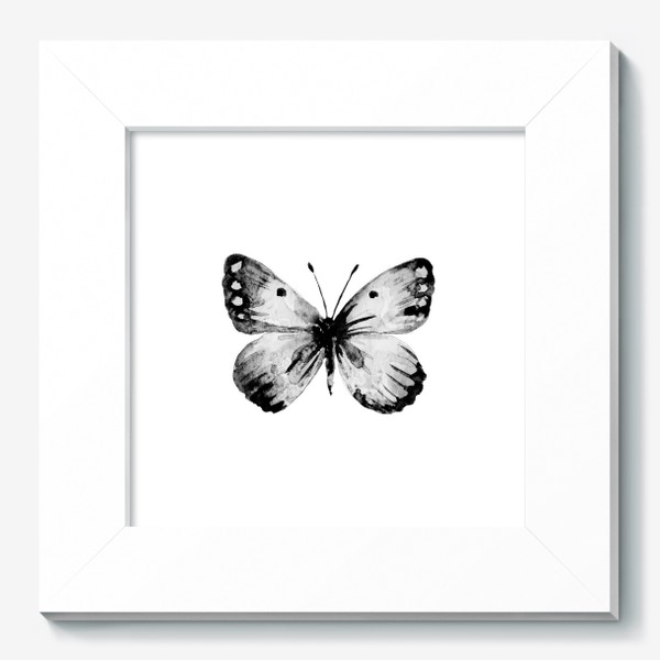 Картина «Черно-белая бабочка»