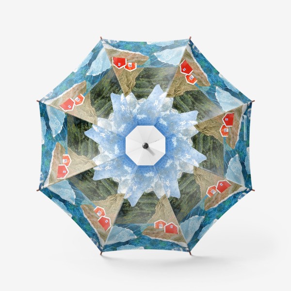Зонт «домики2»