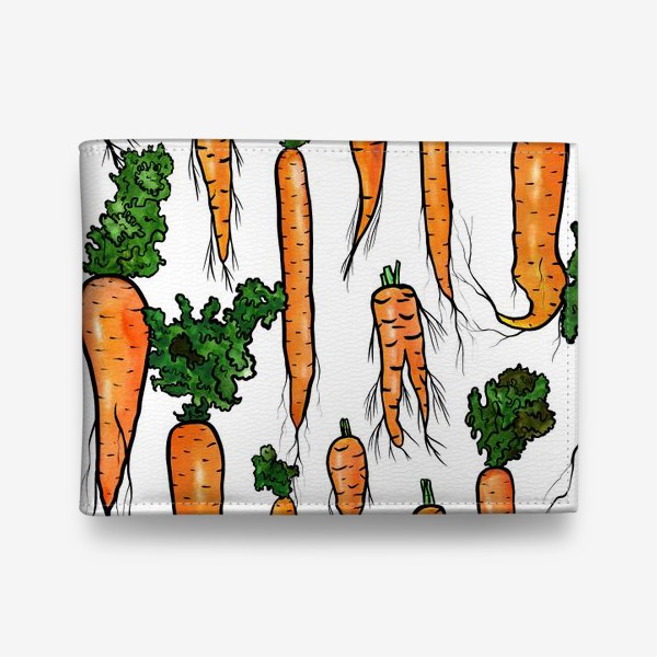 Кошелек «Яркие сочные морковки»