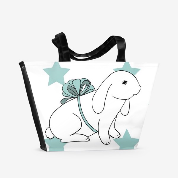 Пляжная сумка &laquo;Кролик для мальчика&raquo;
