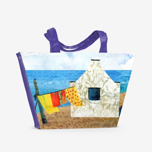 Пляжная сумка «домики1»