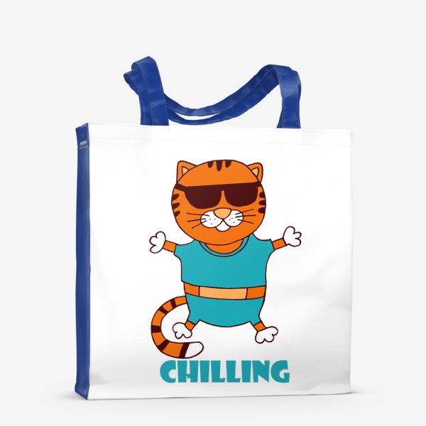 Сумка-шоппер «кот chilling»