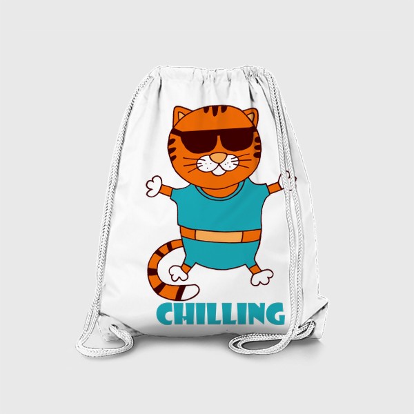 Рюкзак «кот chilling»