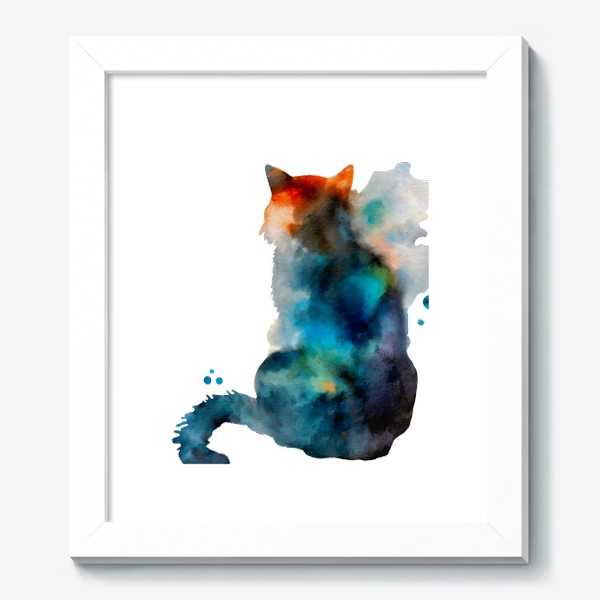 Картина «Кошка акварель»