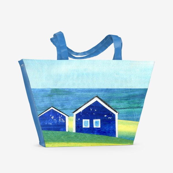 Пляжная сумка «домики3»