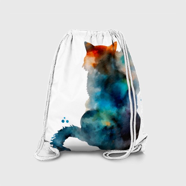 Рюкзак «Кошка акварель»
