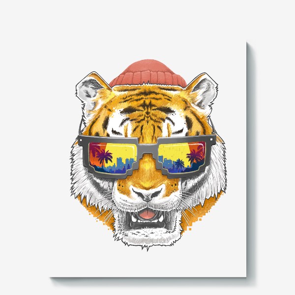 Холст «Cool tiger»
