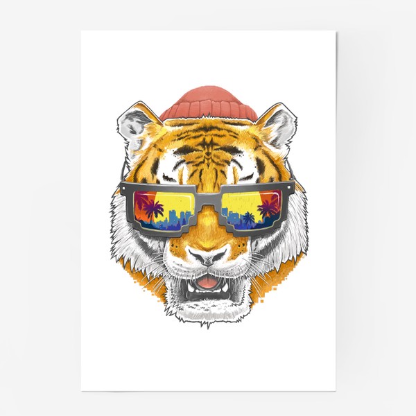 Постер «Cool tiger»
