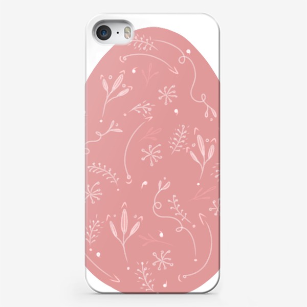 Чехол iPhone «розовое пасхальное яйцо,  в подарок на пасху»