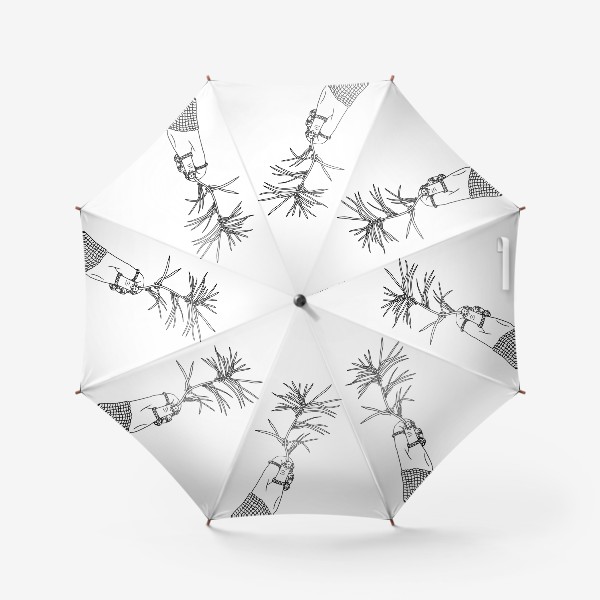 Зонт «сосновая ветка»