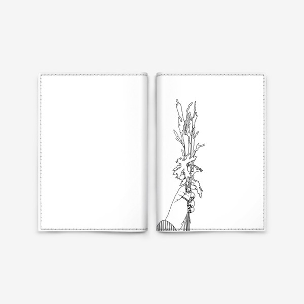 Обложка для паспорта &laquo;букет листьев&raquo;
