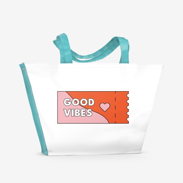 Пляжная сумка «Билетик Good vibes»