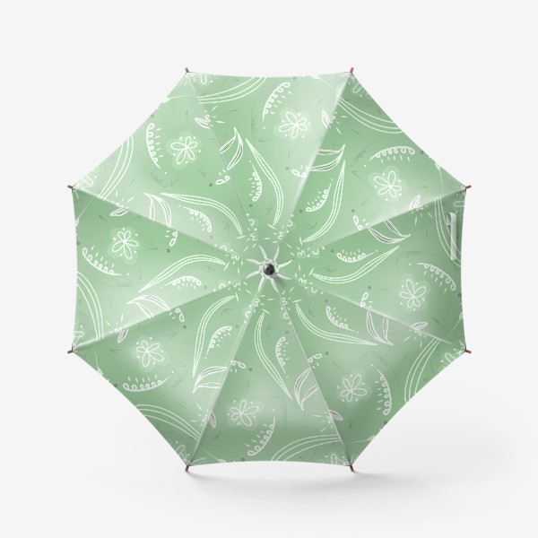 Зонт «зеленое пасхальное яйцо, в подарок на пасху»