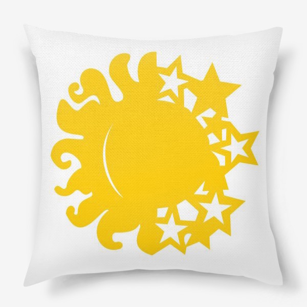 Подушка «Солнце со звездами»