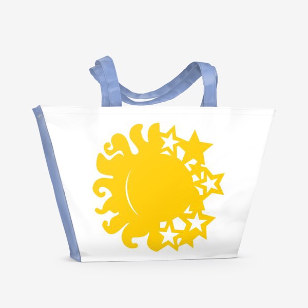 Пляжная сумка «Солнце со звездами»